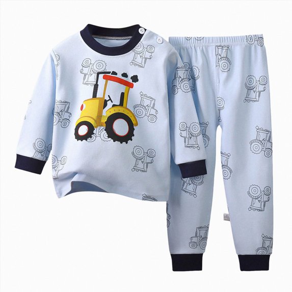 mgoYE Baby Girl Winter Clothes Toddler Baby Girl Clothes 3 6 9 12 18 24 Months 3T 4T 5T 6T Fall Outfits Long Sleeve Bow Car Print Sweatshirt Tops + Pants Set