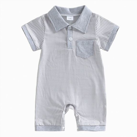 mgoYE Baby Hospital Outfit Newborn Baby Boy Romper Coming Home Outfits Letter Print Bodysuit Jumpsuit+Hat Clothes Set Size 3-6 Months