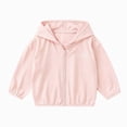 thumbnail image 1 of mgoYE Baby Infant Toddler Lightweight and Breathable Hoodie Summer Sun Protection Coat Jacket(Pink,3-4 Years), 1 of 9