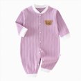 thumbnail image 1 of mgoYE Baby Newborn Romper Clothes Long Sleeve Romper Newborn Infant Baby Bodysuit Jumpsuit for Boys Girls 6-9 Months, 1 of 9