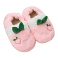 thumbnail image 1 of mgoYE Baby Slippers 12-18 Months Baby Boys Girls Soft Plush Slippers Animal Boots Toddler Crib Shoes Winter House Shoes|Pink 9.5, 1 of 7