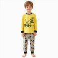 thumbnail image 1 of mgoYE Boys Outfit 2-Piece Excavator Kids Pjs Set Soft Stretchy Long Sleeve Top and Pants, 1 of 9