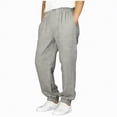 thumbnail image 1 of mgoYE Boys Pull on Linen Pants Textured Summer Casual Beach Pants Elastic Waist 4-14T(Grey,11-12 Years), 1 of 4