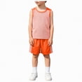 thumbnail image 1 of mgoYE Boys Tank Top Shirt and Active Mesh Short Set for Toddlers and Big Kids(Pink,3-4 Years), 1 of 6