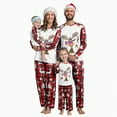 thumbnail image 1 of mgoYE Christmas Family Matching Pajamas, Festive Xmas Sets for the Whole Family, Holiday Pjs Christmas(Red,5-6 Years), 1 of 9