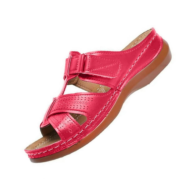 mgoYE Comfy Sandals for Women Summer Beach Sandals Comfort Walking Shoes Bohemian Flip Flops Sandals for Women|RD2 8