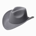 thumbnail image 1 of mgoYE Cowboy Hats Kids Toddler Cowgirl Hat for Boys Girls Child Baby Accessories Western Birthday Party Hat(Grey,4-10 Years), 1 of 8