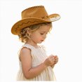 thumbnail image 1 of mgoYE Cowboy Hats for Kids Boys Girls Western Cowgirl Hat Party Hats Toddler Cowboy Hats(Yellow,2-6 Years), 1 of 4