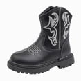 thumbnail image 1 of mgoYE Cowgirl Boots for Girls Little Boys Cowboy Boots Big Kids Mid Calf Boots Round Toe for Birthday Horse Riding 11, 1 of 9