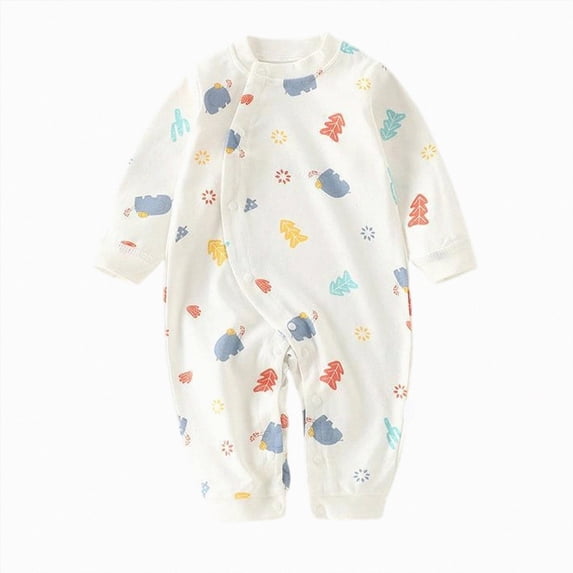 mgoYE Cute Baby Boy Clothes Newborn Baby Boy Fall Clothes Infant Winter Outfit Jumpsuit Romper Size 0-3 Months