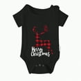 thumbnail image 1 of mgoYE Family Christmas T-Shirt Funny Xmas Tree Family Matching Pajamas Boys Short Sleeve T-Shirt(Black,9-12 Months), 1 of 4