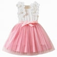 thumbnail image 1 of mgoYE Girl Easter Dress Girl's Tulle Dress Tutu Party Birthday Poster Formal Fancy Flower Princess Dresses(Pink,3-4 Years), 1 of 8