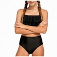 thumbnail image 1 of mgoYE Girl Swimsuit 10 Girls Swimsuits Two Piece Bathing Suits Sport Beach Bikini Sets Teen Summer Swimwear with Chest Pad(Grey,11-12 Years), 1 of 9