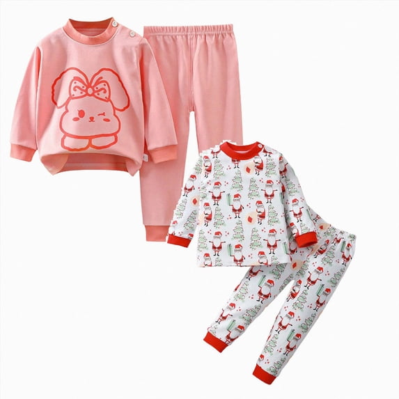 mgoYE Girl Toddler Baby Clothes Contrast Color Long Sleeve Letter Sweatshirt Top Pants Set 4Pcs 3 6 12 18 24 Months 3T 4T 5T 6T Girls Fall Winter Outfits Size 12-18 Months