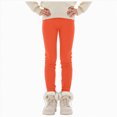 thumbnail image 1 of mgoYE Girl Winter Thick Warm Pant Printing Lined Legging Tight(Orange,7-8 Years), 1 of 7