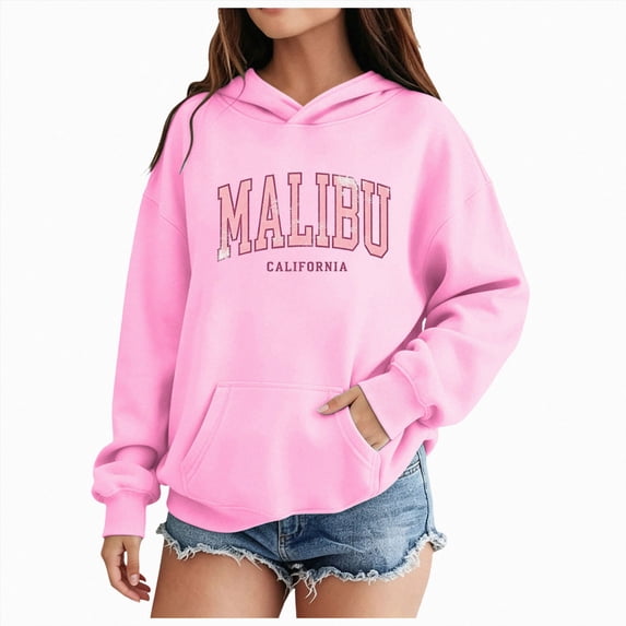 mgoYE Girl's Cute Graphic Crewneck Sweatshirt Long Sleeve Drop Shoulder Pullover Shirt Tops(Pink,3-4 Years)