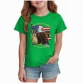 thumbnail image 1 of mgoYE Girls Boy's American 250th Anniversary Printed Casual Sweatshirt 250 Years 1776–2026 Patriotic Shirt 250th Anniversary USA Clothing(Green,2-3 Years), 1 of 4