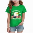 thumbnail image 1 of mgoYE Girls Boy's American 250th Anniversary Printed Casual Sweatshirt 250 Years 1776–2026 Patriotic Shirt 250th Anniversary USA Shirt Kids(Green,2-3 Years), 1 of 4