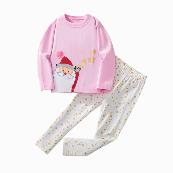 mgoYE Girls Clothes Long Sleeve Shirt + Pants 2PCS Girls Spring Fall Clothing Sets Outfits Set