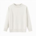 thumbnail image 1 of mgoYE Girls Crewneck Knit Pullover Sweaters Long Lantern Sleeve Oversized Knit Cute Jumper Tops Size 11-13 Years, 1 of 4