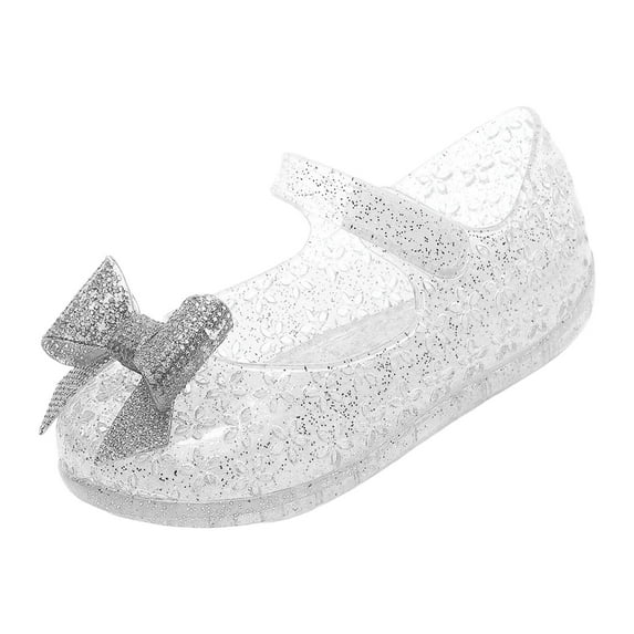 mgoYE Girls Jelly Shoes Toddler Sandals Lighted Sandal with Adjustable Strap and Waterproof Design|Size 11.5