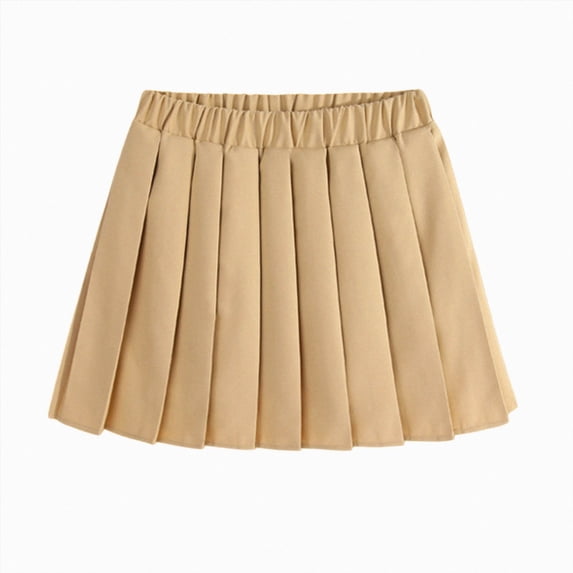 mgoYE Girls School Uniform Skirts A-Line Tennis Skirt with Shorts, School, Sports, Daily Wear Size 2-3 Years