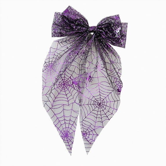 mgoYE Halloween Hair Bows Clips Cute Pattern Hair Barrettes Long Tail Hairpin Halloween Hair Accessories for Women Party Decoration