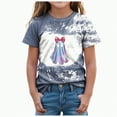 thumbnail image 1 of mgoYE Halloween Outfit 2T Toddler Baby Girls Halloween Shirt T-Shirt Ghost Spooky Season Outfit Cute Fall Short Sleeve Tees Tops|Blue 11-12 Years, 1 of 4
