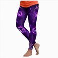 thumbnail image 1 of mgoYE Halloween Yoga Pants Women High Waisted Stretchy Soft Holiday Patterned Tights Workout Yoga Pants Women Leggins Size XXL, 1 of 7