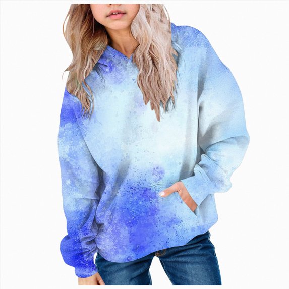 mgoYE Hoodies for Teen Girls Cute Oversized Gradient Sweatshirts Long Sleeve Pullover Fall Winter Clothes