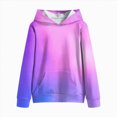 thumbnail image 1 of mgoYE Hoodies for Teen Girls Cute Oversized Gradient Sweatshirts Long Sleeve Pullover Fall Winter Clothes, 1 of 6