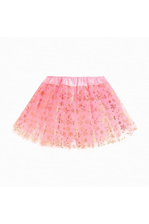 Kids Girls Ballet Dance Tutu Skirt Gymnastics Dress Party Clothes(Pink,2-12 Years)
