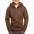 thumbnail image 1 of mgoYE Kids Zip Up Hoodie for Boys Long Sleeve Lightweight Toddler Sweatshirts Autumn Casual Loose Hoodies for Boys, 1 of 5