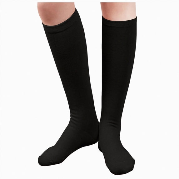 mgoYE Knee High Socks for Women Men, Halloween Knee High Socks Cotton Women Tube Sock Tall Long Sock|Black,One Size