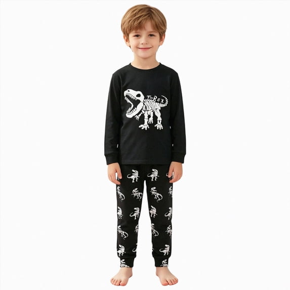 mgoYE Little Boys Clothes Kids & Toddler Boys Pajamas 2 Piece Pjs Set Cotton Sleepwear