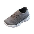 thumbnail image 1 of mgoYE Little Girl Sneakers Toddler Shoes Boys Girls Sneakers Little Kids Tennis Shoes for Running Walking Running Shoes Kids|Grey 7, 1 of 7