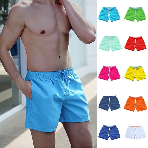 mgoYE Men Swimsuit Low Rise Men's Swimwear Sexy Swim Briefs Bikini Board Surf Shorts Boxer Swimsuits Swim Trunks for Men|Red,3XL