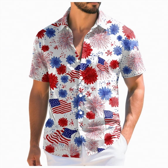 mgoYE Men's 250 Years America Anniversary 250th Independence Day Vintage O-Neck T-Shirt 250th American Anniversary Gifts(Red,3XL)
