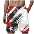 thumbnail image 1 of mgoYE Men's Bathing Suits Men Swim Trunks with Compression Long Board Shorts(Dark Blue,2XL), 1 of 5