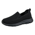thumbnail image 1 of mgoYE Men's Breathable Memory Foam Indoor Outdoor Slipper with Wide Widths,Black 8|Black 9, 1 of 6