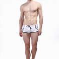 thumbnail image 1 of mgoYE Men's Swim Trunks L Men's Swim Briefs Quick-Dry Square Leg Swimsuit Beach Trunk Swimwear White, 1 of 1