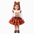 thumbnail image 1 of mgoYE My First Thanksgiving Baby Girl Outfit Newborn Turkey Romper Bow Tulle Skirt Fall Winter 2Pcs Skirts Outfits(Rose Gold,18-24 Months), 1 of 9