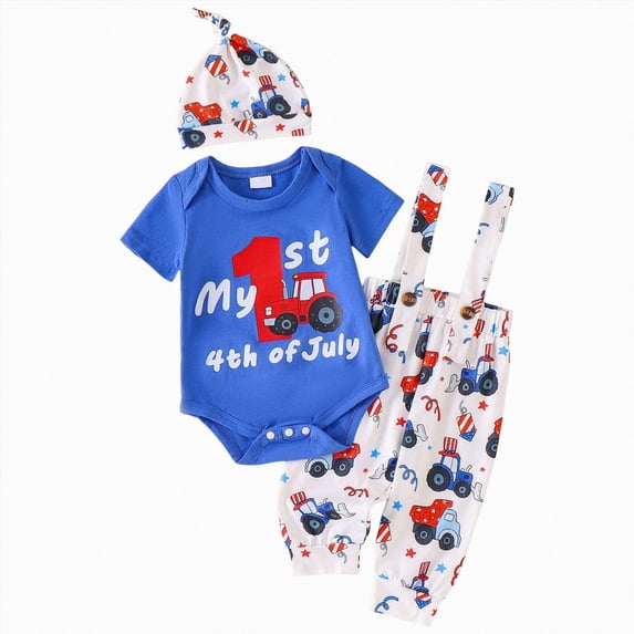 mgoYE Newborn Baby Boy Clothes Letter/Pattern Printed Romper Jumpsuits ...