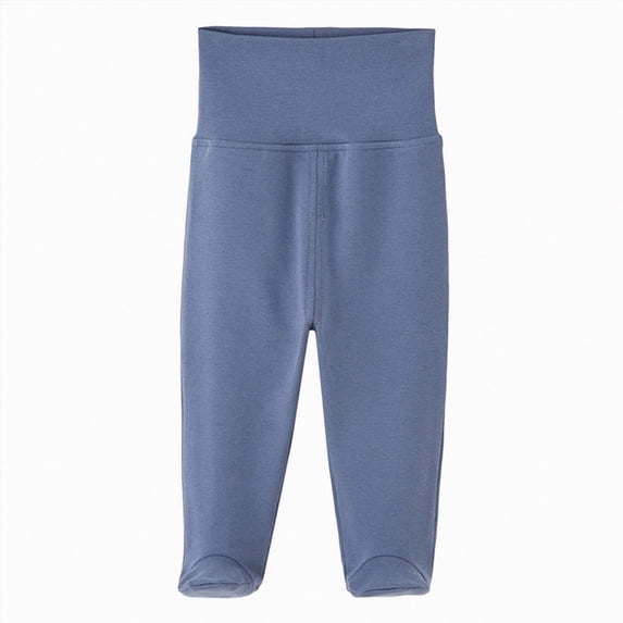 mgoYE Newborn Infant Baby Boys Girls Soft High Waist Footed Pants Casual Leggings with Feet Size 6-9Months