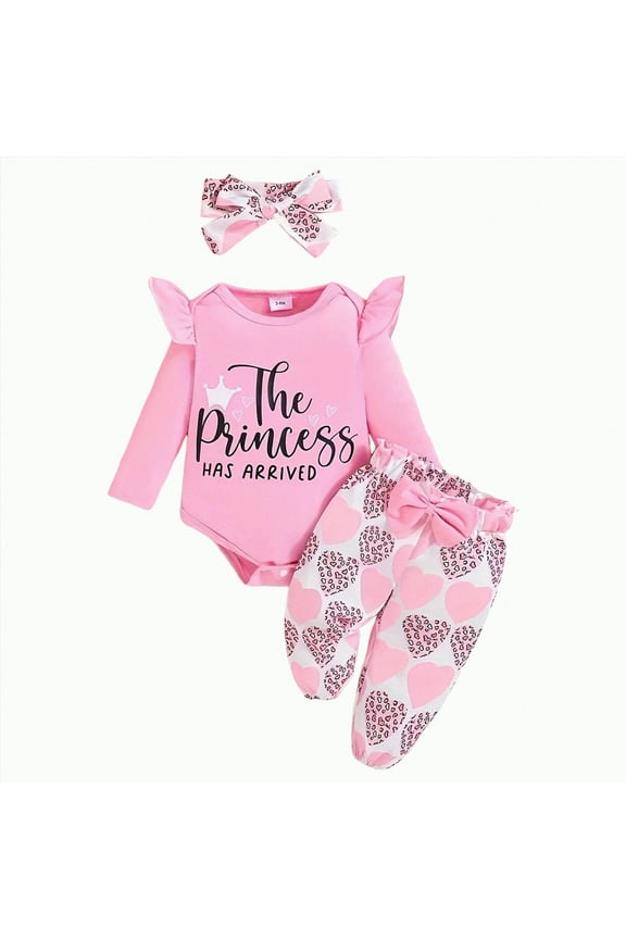 Baby Girl Clothes 3 Months Ruffle Romper Toddler Girl Floral Cotton Pant Sets Girls Clothing Outfit|Pink 6-9 Months