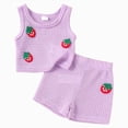 thumbnail image 1 of mgoYE Newborn Infant Baby Girl Clothes Romper Shorts Set Floral Summer Outfits Cute Baby Clothes Girl Size 18-24 Months, 1 of 7