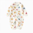 thumbnail image 1 of mgoYE Preemie Baby Boy Clothes Newborn Baby Boy Fall Outfit Romper Jumpsuit Bodysuit Infant Clothes Letter Long Sleeve Crew Neck Winter Cute Waffle Bodysuit Size 0-3 Months, 1 of 6
