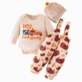 thumbnail image 1 of mgoYE Preemie Boy Clothes Christmas Baby Footed Pant and Bodysuit Set with Hat Newborn to Infant Size 0-3 Months, 1 of 8