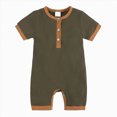 thumbnail image 1 of mgoYE Preemie Boy Clothes Newborn Infant Baby Clothes Long Sleeve Romper + Pants + Hat 3PCS Outfits Set Size 0-3 Months, 1 of 9