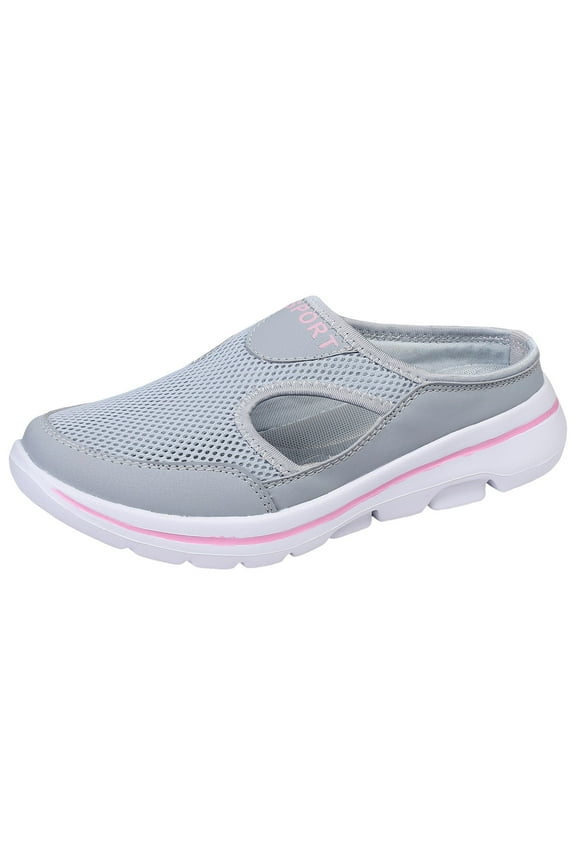Slippers Casual Clog Shoes Comfort Slip-On Walking Mules with Indoor Outdoor Anti-Skid Sole for Men and Women|Light Gray 8.5